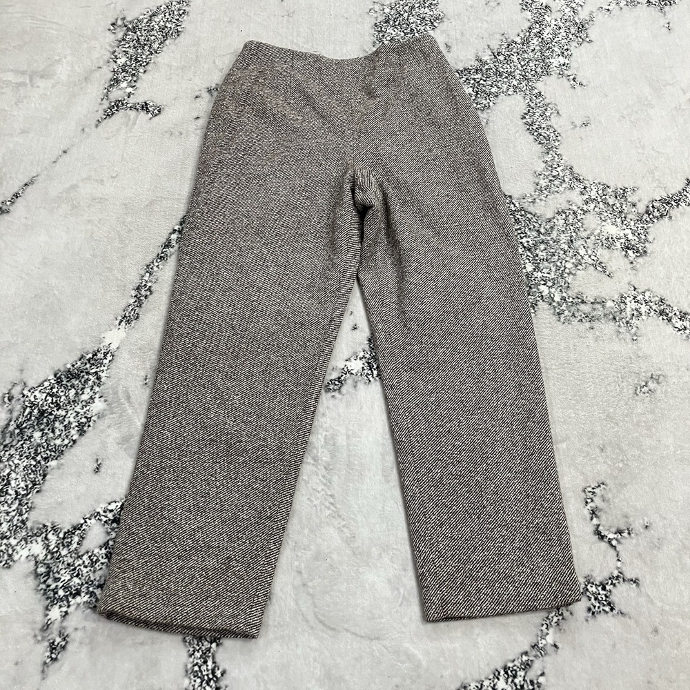 Talbots Made In Japan Wool Silk Angora Tweed Wide‎ Leg Career Pants Womens 16